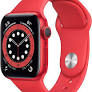 Apple Watch Series 6 32GB Red Aluminum Case with Red Sport Band #M00A3LL/A